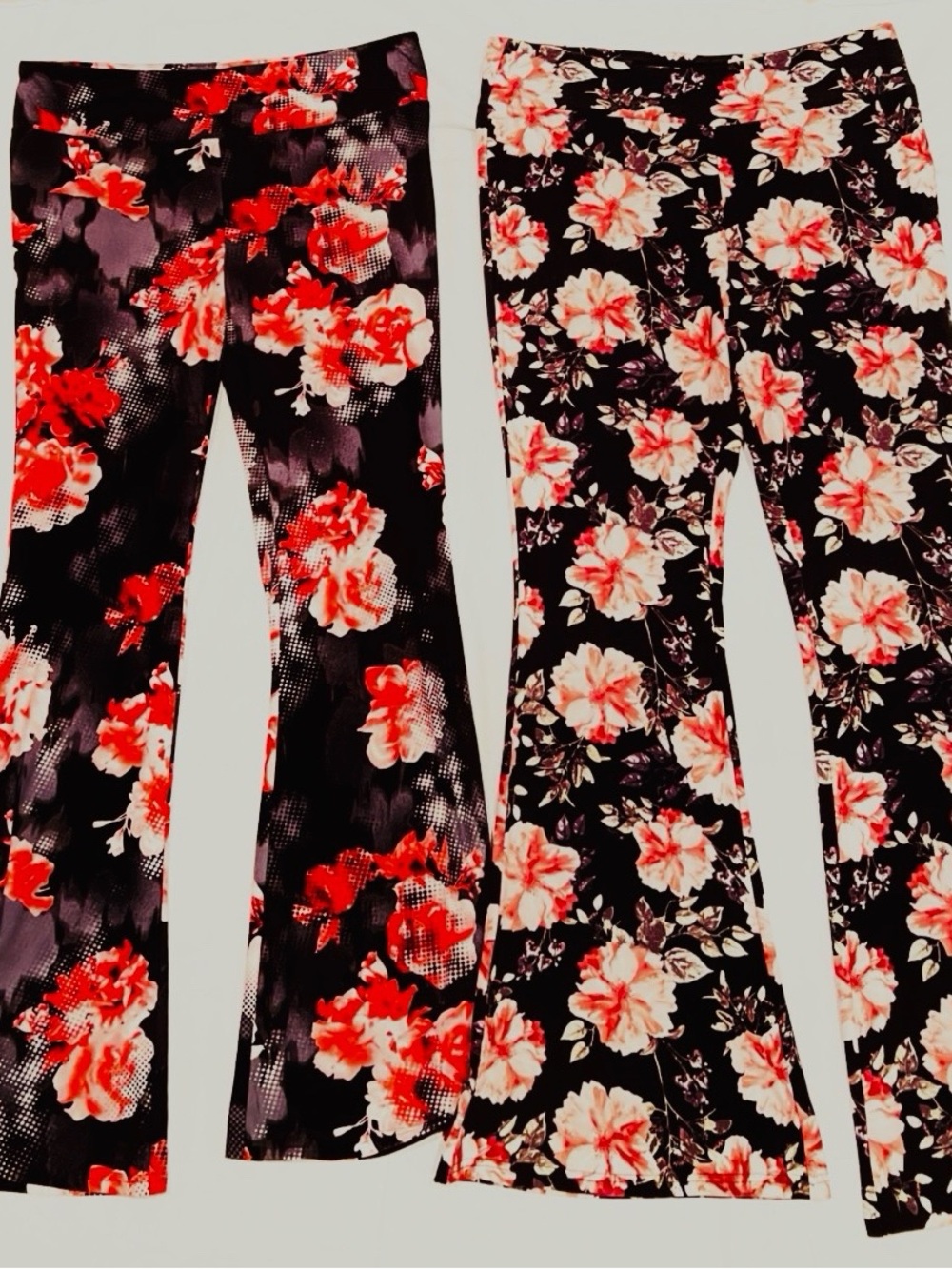 Closet Clean-out!! 
2 pairs of No Boundaries high-waisted flare pants in a JR 19